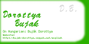 dorottya bujak business card