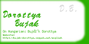 dorottya bujak business card